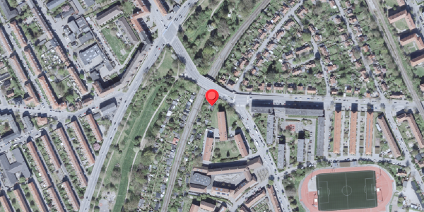 Oversvømmelsesrisiko fra vandløb på Haven 9D, 2000 Frederiksberg