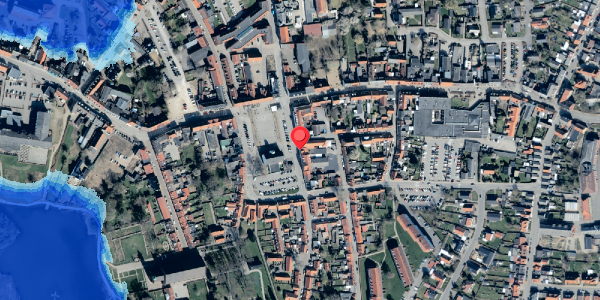 Oversvømmelsesrisiko fra vandløb på Torvet 11, 4930 Maribo