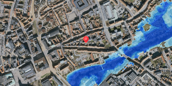 Oversvømmelsesrisiko fra vandløb på Overgade 41C, . , 5000 Odense C
