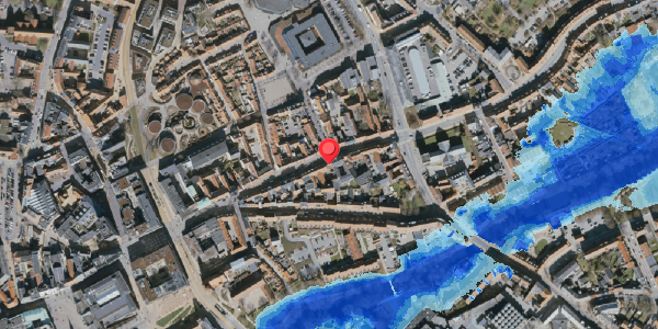 Oversvømmelsesrisiko fra vandløb på Overgade 41D, 5000 Odense C
