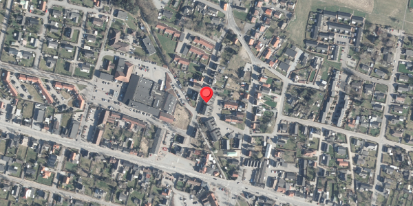 Oversvømmelsesrisiko fra vandløb på Middelgade 19, 8963 Auning