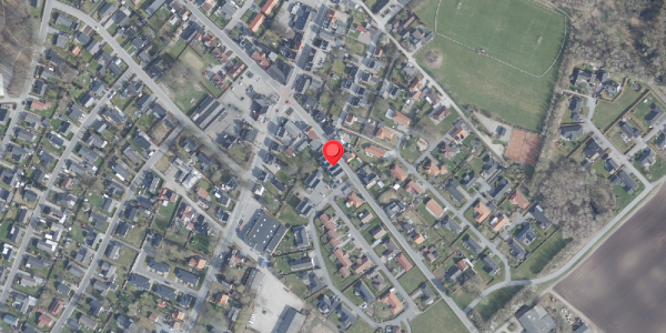 Oversvømmelsesrisiko fra vandløb på Aarestrupvej 8, 1. 3, 9541 Suldrup