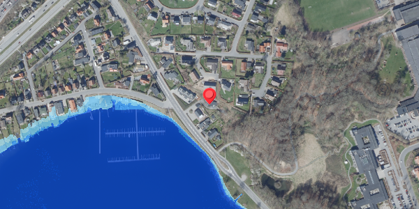 Oversvømmelsesrisiko fra vandløb på Oddervej 19A, 8660 Skanderborg
