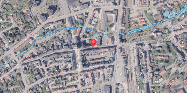 Oversvømmelsesrisiko fra vandløb på Rosensgade 8, 8300 Odder