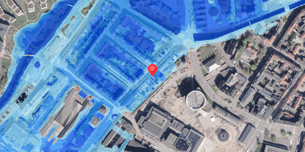 Oversvømmelsesrisiko fra vandløb på Marstrandsgade 17, 8000 Aarhus C