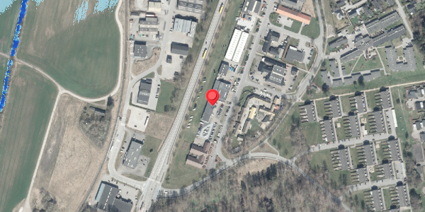 Oversvømmelsesrisiko fra vandløb på Trekanten 20, 8500 Grenaa
