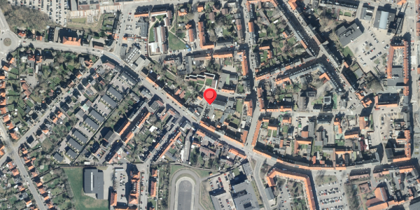 Oversvømmelsesrisiko fra vandløb på Eriksgade 1K, . , 4200 Slagelse