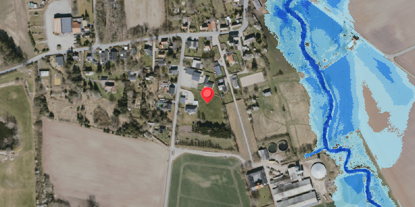 Oversvømmelsesrisiko fra vandløb på Ellingevej 8B, . , 5550 Langeskov