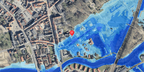 Oversvømmelsesrisiko fra vandløb på Arnbjerggade 12, 6800 Varde