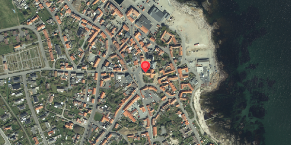 Oversvømmelsesrisiko fra vandløb på Kirkeplads 5, 3770 Allinge