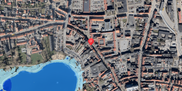Oversvømmelsesrisiko fra vandløb på Storegade 13, 6100 Haderslev