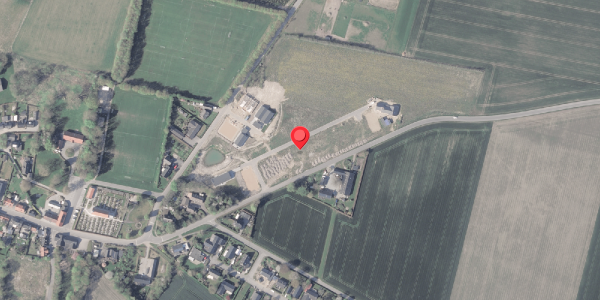 Oversvømmelsesrisiko fra vandløb på Herstvej 13, 8382 Hinnerup