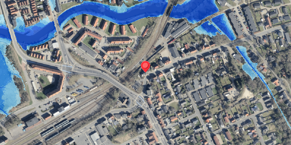 Oversvømmelsesrisiko fra vandløb på Gellerupvej 5A, 6800 Varde