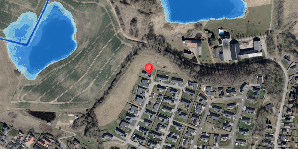 Oversvømmelsesrisiko fra vandløb på Ejsbølsvinget 34, 6100 Haderslev
