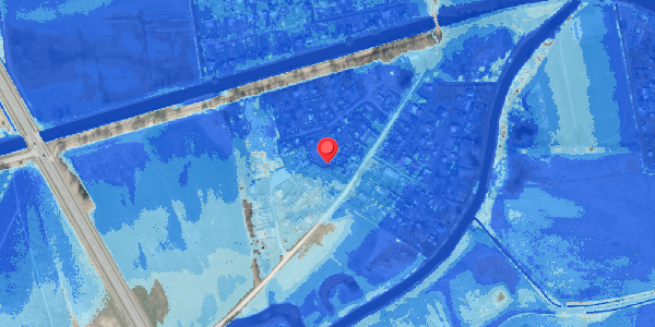 Oversvømmelsesrisiko fra vandløb på Brohaven 23, 8500 Grenaa