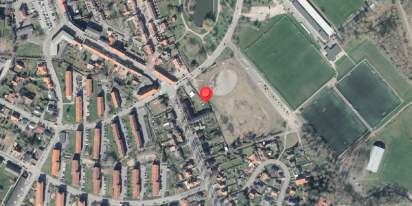 Oversvømmelsesrisiko fra vandløb på Parkvej 43, 4200 Slagelse
