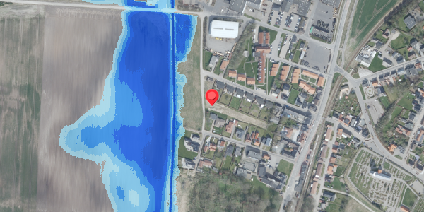 Oversvømmelsesrisiko fra vandløb på Voldgade 16C, 7700 Thisted