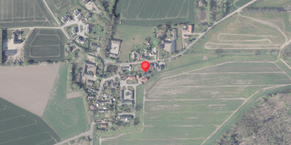 Oversvømmelsesrisiko fra vandløb på Haarvadbro 8, 8382 Hinnerup