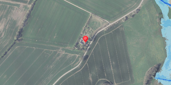 Oversvømmelsesrisiko fra vandløb på Haarvadbro 13, 8382 Hinnerup