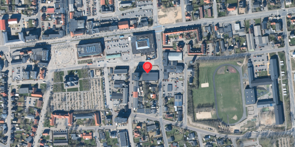 Oversvømmelsesrisiko fra vandløb på Danmarksgade 4, 7430 Ikast