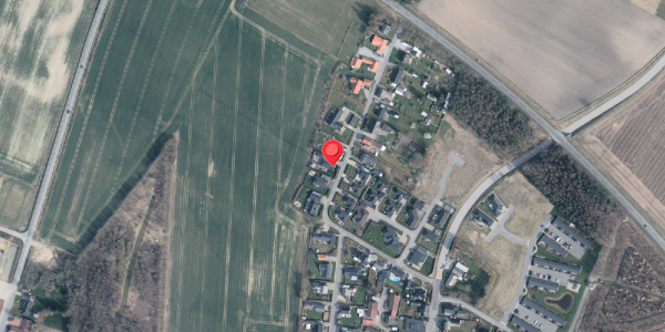 Oversvømmelsesrisiko fra vandløb på Parallelvej 13, 9362 Gandrup