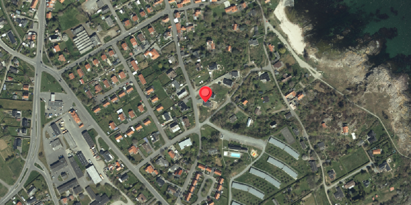 Oversvømmelsesrisiko fra vandløb på Søndergade 43E, . , 3770 Allinge