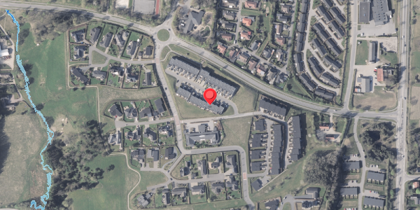 Oversvømmelsesrisiko fra vandløb på Højdedraget 1D, 9530 Støvring