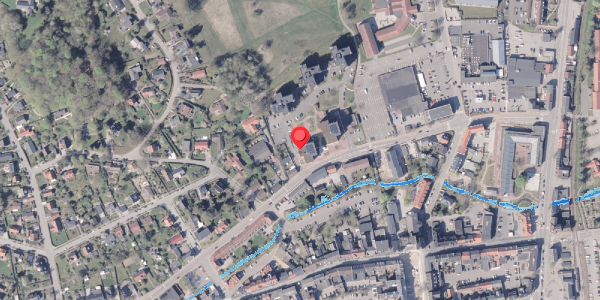 Oversvømmelsesrisiko fra vandløb på Teglbakken 9, 8300 Odder