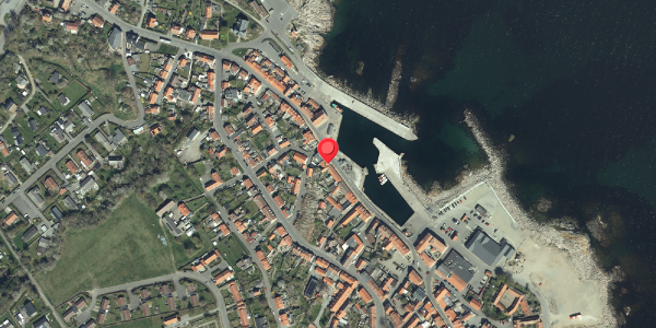 Oversvømmelsesrisiko fra vandløb på Havnegade 15, 3770 Allinge