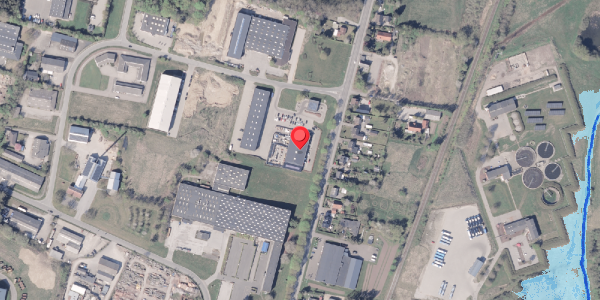 Oversvømmelsesrisiko fra vandløb på Knudsminde 1, 8300 Odder