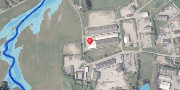 Oversvømmelsesrisiko fra vandløb på Faurskovvej 2C, . , 8370 Hadsten