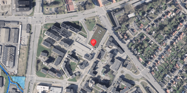 Oversvømmelsesrisiko fra vandløb på Synergivej 5, 9000 Aalborg