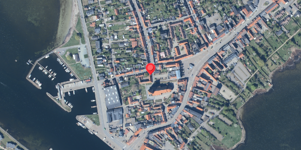 Oversvømmelsesrisiko fra vandløb på Langgade 1A, . , 4780 Stege