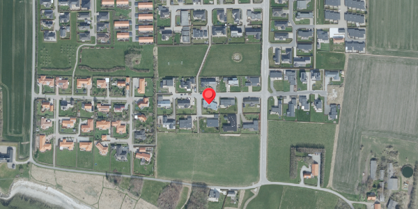 Oversvømmelsesrisiko fra vandløb på Lavendelvej 9, 7700 Thisted