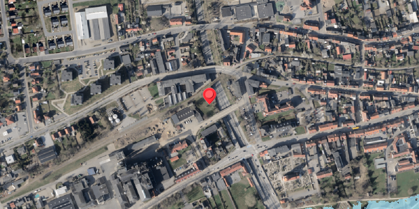 Oversvømmelsesrisiko fra vandløb på Jernbanegade 2, 6100 Haderslev