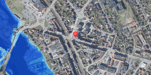 Oversvømmelsesrisiko fra vandløb på Bytorvet 22, 8680 Ry