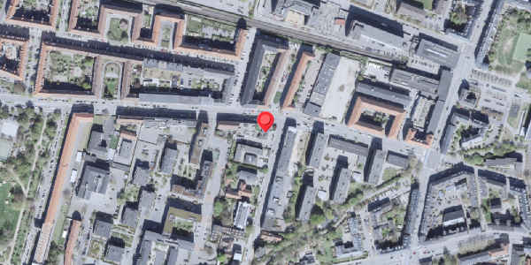 Oversvømmelsesrisiko fra vandløb på Lindevangs Alle 15B, 2. th, 2000 Frederiksberg