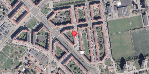 Oversvømmelsesrisiko fra vandløb på Chr. Wærums Gade 20, 5. th, 8000 Aarhus C