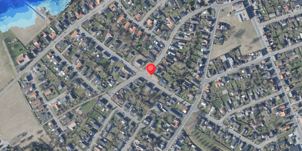 Oversvømmelsesrisiko fra vandløb på Mosevej 21, 8850 Bjerringbro