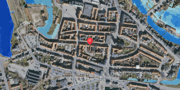 Oversvømmelsesrisiko fra vandløb på Kongegade 14, 5800 Nyborg