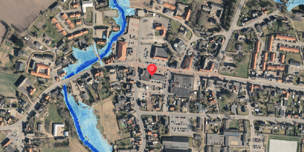 Oversvømmelsesrisiko fra vandløb på Algade 53A, 5683 Haarby
