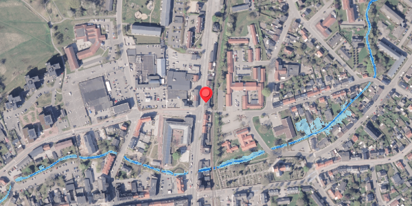 Oversvømmelsesrisiko fra vandløb på Rådhusgade 22, 8300 Odder