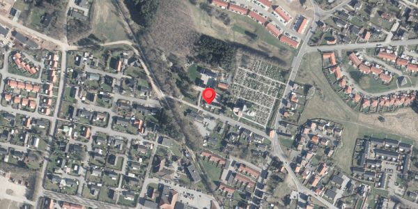 Oversvømmelsesrisiko fra vandløb på Kirkevej 2D, 8963 Auning