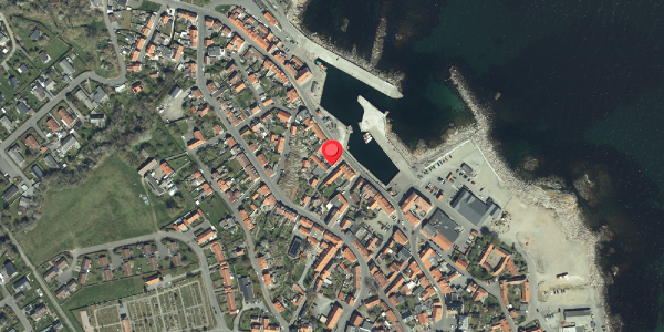 Oversvømmelsesrisiko fra vandløb på Lavendelstræde 2A, 3770 Allinge