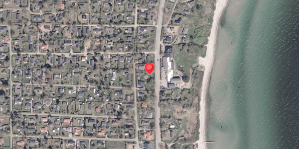 Oversvømmelsesrisiko fra vandløb på Strandbakkevej 10, 8300 Odder