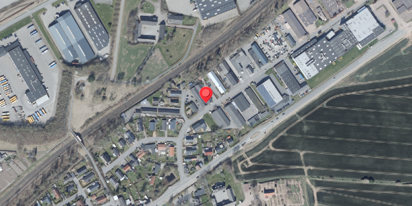 Oversvømmelsesrisiko fra vandløb på Industrivej 1, 8660 Skanderborg