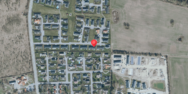 Oversvømmelsesrisiko fra vandløb på Heering Huse 28, 4690 Haslev