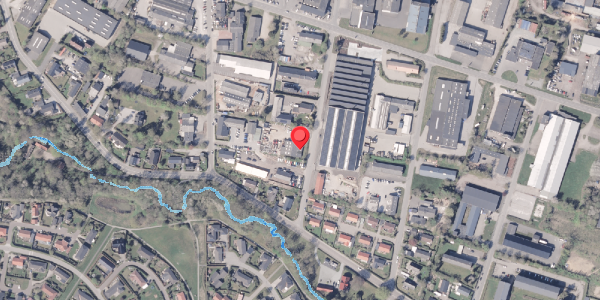 Oversvømmelsesrisiko fra vandløb på Solbakkevej 5, 8300 Odder