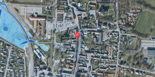 Oversvømmelsesrisiko fra vandløb på Algade 29, 4660 Store Heddinge