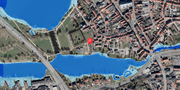 Oversvømmelsesrisiko fra vandløb på Klosteret 29, . , 6100 Haderslev